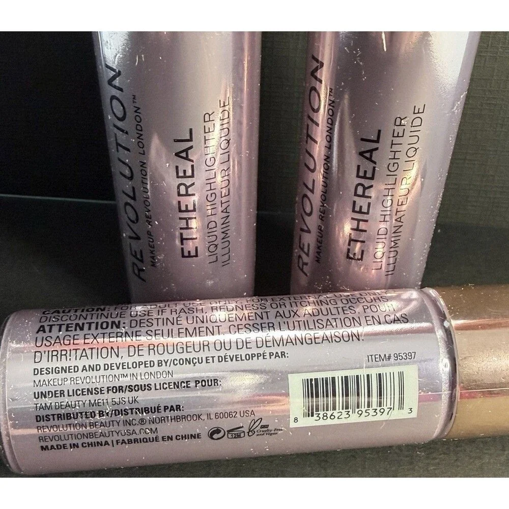 Revolution Liquid Highlighter Euphoric Gold 0.61 fl oz  Radiant Glow Drops